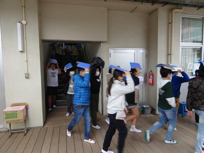 【避難訓練】